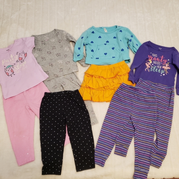 10 Piece Girl's Lot Includes Carter's Nevada Size 24 Months - Picture 1 of 16